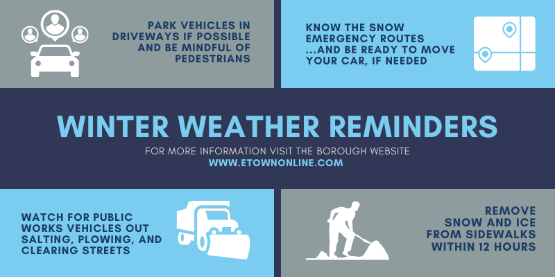Winter Weather Reminders