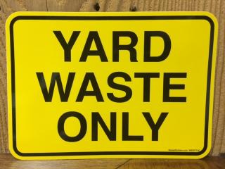 Yard Waste Sticker