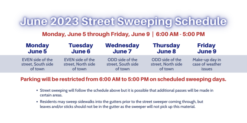 2023 Street Cleaning Schedule